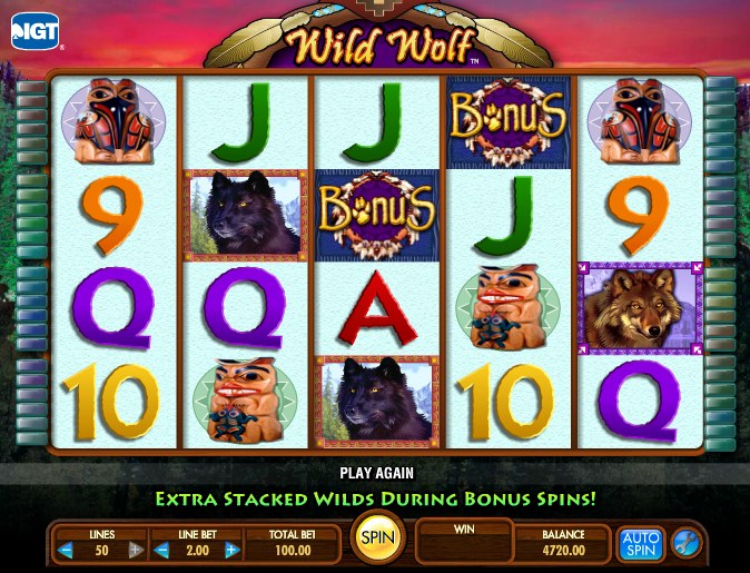Wolf run casino slot games